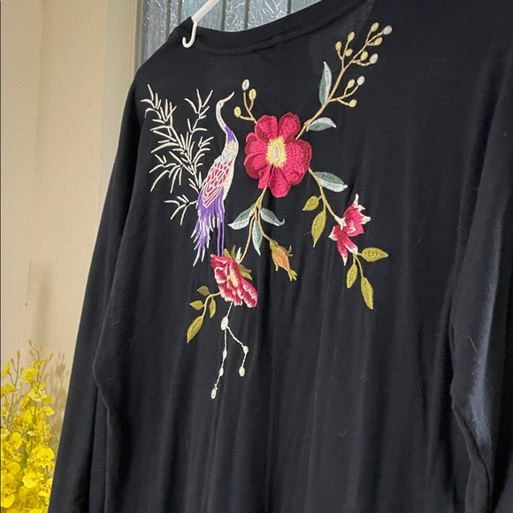 Johnny Was Embroidered Dress . MIDI Excellent NEW Condition - Picture 4 of 6